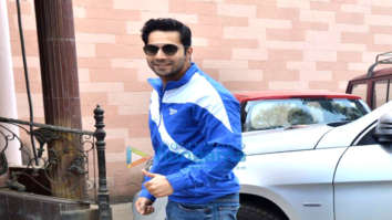 Photos: Varun Dhawan snapped at a dubbing studio