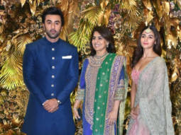 Ranbir Kapoor and Alia Bhatt make a starry entry with Neetu Kapoor at Armaan Jain – Anissa Malhotra’s wedding reception