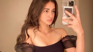 Ananya Panday dresses up in an LBD to go chill in the living room and we can relate!