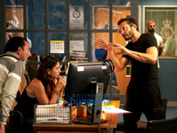 On The Sets Of The Movie Angrezi Medium