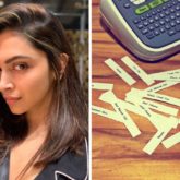 Deepika Padukone puts her label-maker to use for productivity in the time of COVID-19