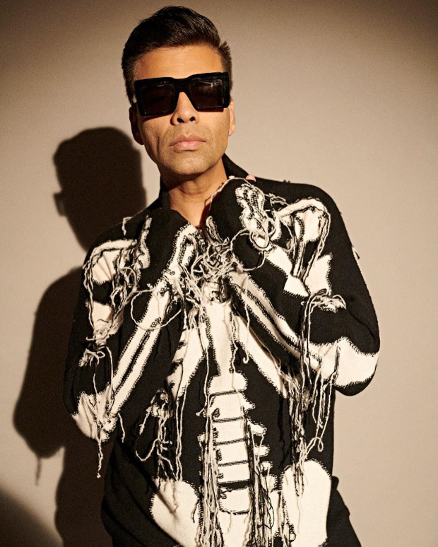 Karan Johar sports skeleton sweater from Loewe that costs over Rs. 96,000