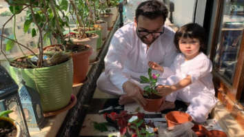 Kareena Kapoor Khan shares photos of Saif Ali Khan and Taimur gardening during Janata curfew