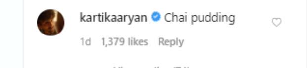 Kriti Sanon tries her hand at making Chia Pudding, Kartik Aaryan calls it Chai Pudding