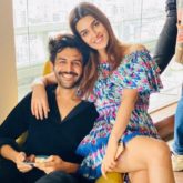 Kriti Sanon tries her hand at making Chia Pudding, Kartik Aaryan calls it Chai Pudding