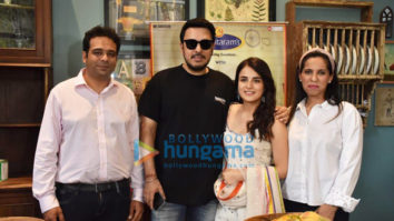 Photos: Radhika Madan and Dinesh Vijan snapped during Angrezi Medium promotions at Maddock Films’ office