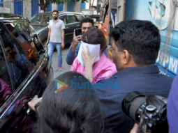 Photos: Twinkle Khanna spotted during an ad shoot in Bandra