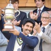 Ranveer Singh gives a glimpse of the iconic ‘83 world cup lifting moment!