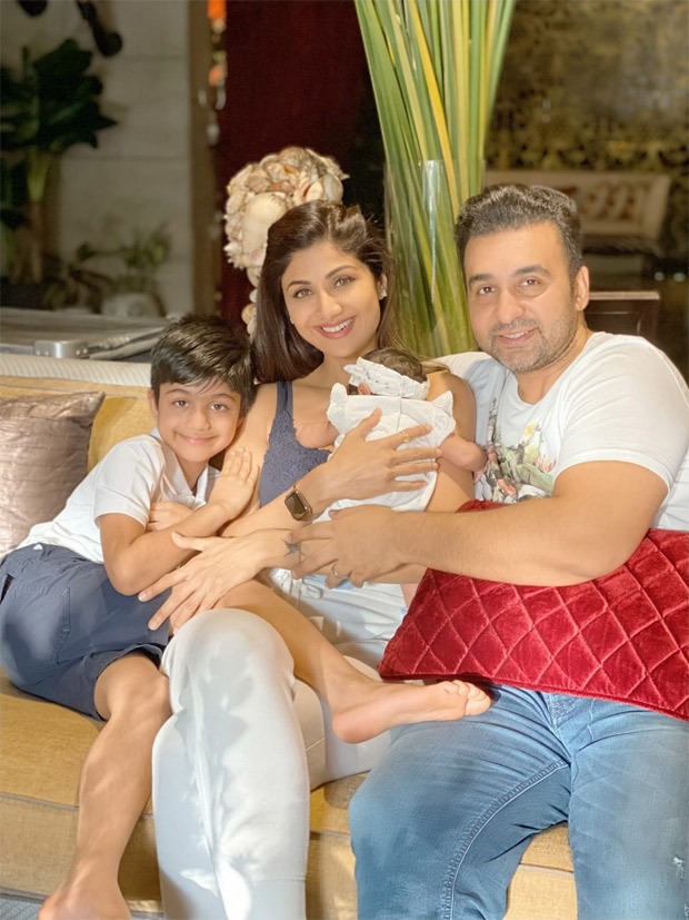 Shilpa Shetty shares new family photo as daughter Samisha turns 40 days old 