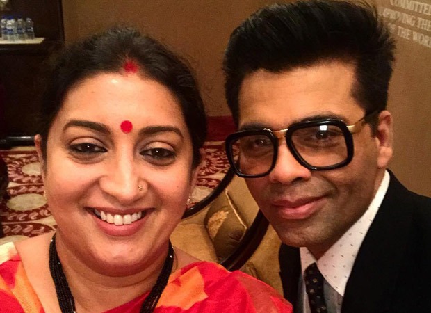 Smriti Irani reminds Karan Johar about social distancing in a hilarious Twitter banter
