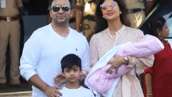 FIRST PIC: Shilpa Shetty and Raj Kundra get clicked with their daughter Samisha for the first time 