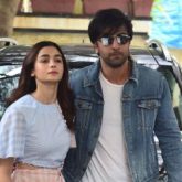 Amid nationwide lockdown, Alia Bhatt and Ranbir Kapoor spotted taking their dog for a walk