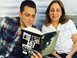 Salman Khan reads the biography of late Rajendra Kumar on the sets of Radhe: Your Most Wanted Bhai, see photos