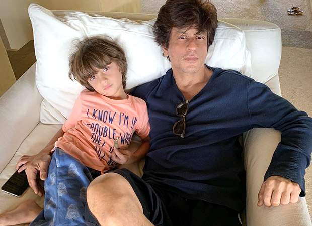 There's no greater joy than seeing your child grow and being a part of all their innocent antics! Shah Rukh Khan, who is a doting father of three, keeps sharing adorable moments with the children. Since both Aryan Khan and Suhana Khan are studying abroad now, youngest child AbRam rules his dad's Instagram these days! AbRam decided to paint a happy picture of himself and his daddy, and what came out was beyond adorable. The drawing, apart from two smiling creatures, has a handful of heart signs painted, and "AbRam and papa' written'. He also thinks his papa looks better than him in the drawing! The actor took to Instagram to share it with us. "Being a father (3x) has been, my greatest source of pride, humility, inspiration & even achievement. It has taught me to choose innocent honesty over smarts....in every aspect of life. My lil one told me I look better than him in his drawing cos I am smiling without a reason....," he wrote. The little one has certainly learned one easy secret to happiness already! Some days back, AbRam also won a medal in Martial Arts, and the proud father shared a photo on Instagram, saying his children had more awards than him! On the workfront, SRK is yet to announce his next film but we hear he might make a comeback with a film by Rajkumar Hirani