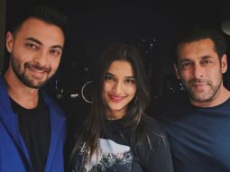 Aayush Sharma shares a throwback picture with Saiee Manjrekar and Salman Khan