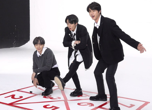 BTS members Jin, Suga, Jungkook play hopscotch and it will remind you of your childhood days