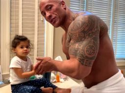 Dwayne Johnson helps his daughter Tiana wash her hands, raps ‘You’re Welcome’ from Moana for her