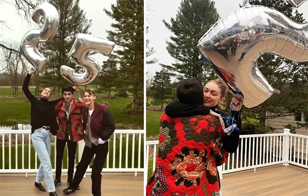 Gigi Hadid celebrates her 25th birthday with boyfriend Zayn Malik, sister Bella Hadid and family Gigi Hadid celebrates her 25th birthday with boyfriend Zayn Malik, sister Bella Hadid and family