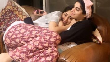 Janhvi Kapoor and Khushi Kapoor are all cuddles in this picture and it will make you miss your sibling!