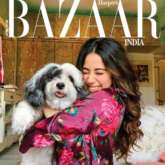 Janhvi Kapoor ditches makeup and poses with pet dog for Harper’s Bazaar cover clicked by sister Khushi Kapoor