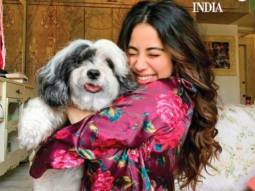 Janhvi Kapoor ditches makeup and poses with pet dog for Harper’s Bazaar cover clicked by sister Khushi Kapoor