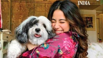Janhvi Kapoor ditches makeup and poses with pet dog for Harper’s Bazaar cover clicked by sister Khushi Kapoor