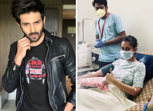Kartik Aaryan is proud of first Covid-19 survivor who donated her blood plasma after recovery Kartik Aaryan is proud of first Covid-19 survivor who donated her blood plasma after recovery