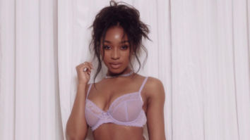 Normani heats things up in sexy lilac lingerie from Rihanna’s Savage x Fenty collection