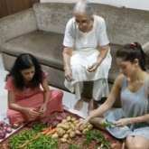 Nushrat Bharucha helps mother and grandmother in cleaning vegetables, says it is Kahaani Ghar Ghar Ki