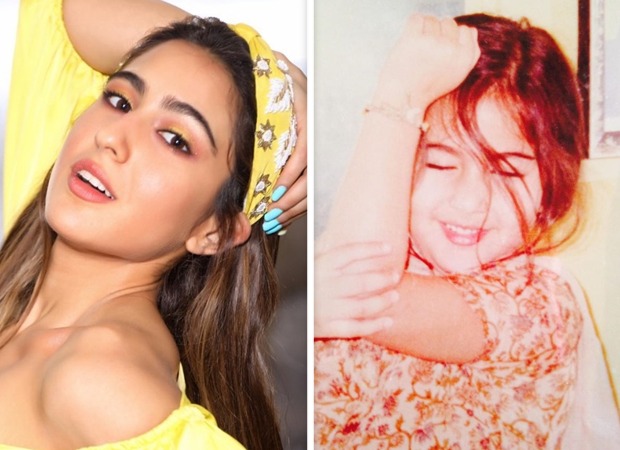 Sara Ali Khan shares a NOW and THEN picture; says she has been the same since childhood Sara Ali Khan shares a NOW and THEN picture; says she has been the same since childhood