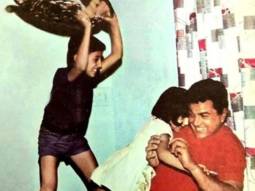 THROWBACK: When a young Sunny Deol engaged in a pillow fight with his sister and dad Dharmendra