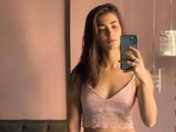 Pooja Hegde shares stunning mirror selfies dressed in a crop top and black shorts 