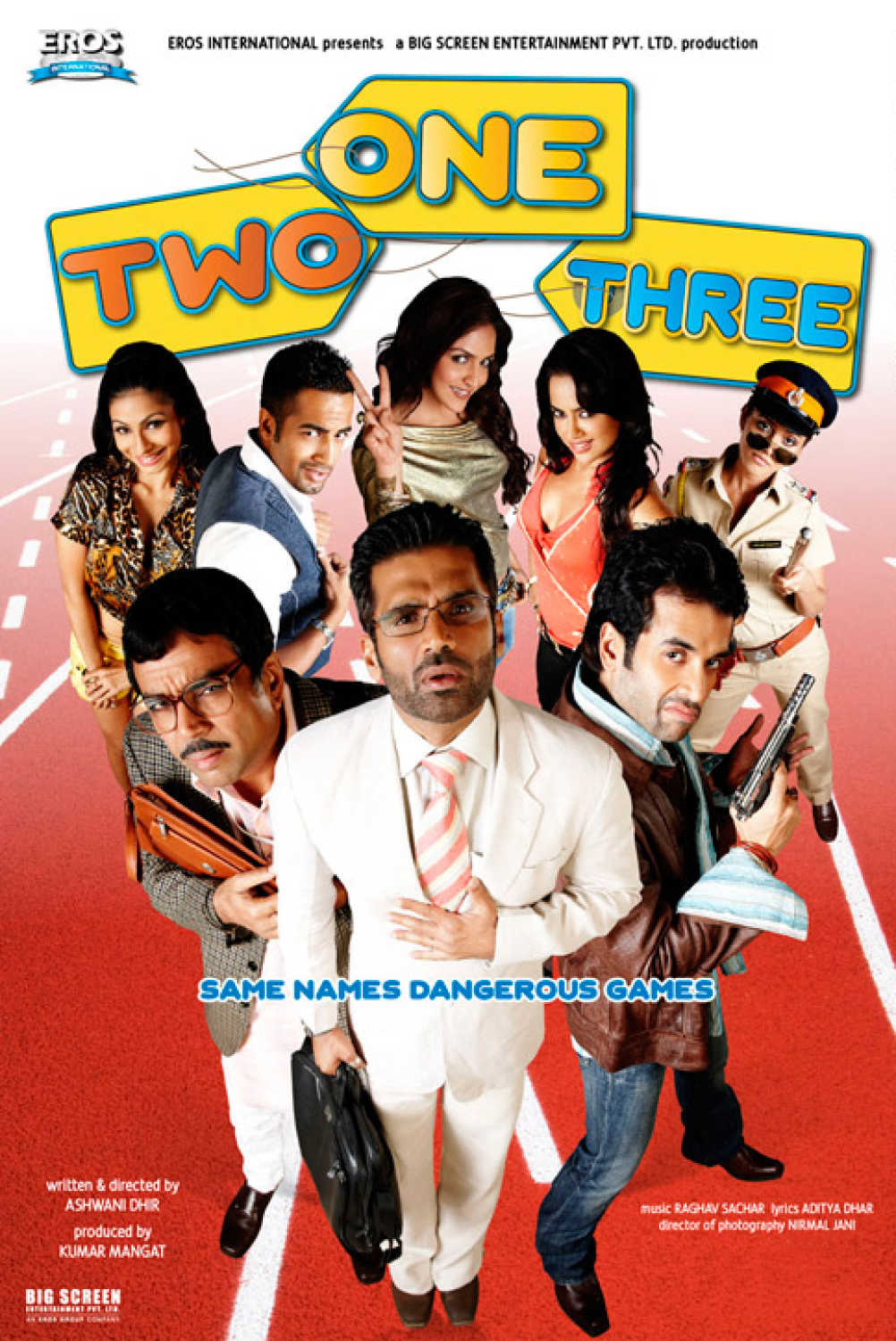 One Two Three Review 1.5/5, One Two Three Movie Review, One Two Three  2008 Public Review