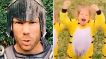 Australian cricketer David Warner recreates Prabhas’ famous Baahubali dialogue with his daughter
