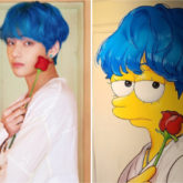 BTS' V shares cute The Simpsons inspired paintings that he received from ARMY