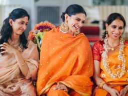Deepika Padukone shares an unseen picture with her mother Ujjala Padukone and sister Anisha Padukone from her wedding rituals