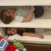 Karan Johar's twins Yash and Roohi have now ditched their beds amid lockdown