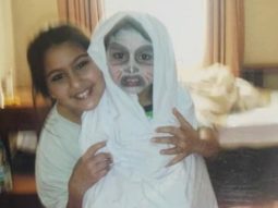 Sara Ali Khan shares a spooky picture with Ibrahim Ali Khan in his Halloween costume from their childhood