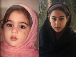 Sara Ali Khan wishes everyone ‘Eid Mubarak’ with a then and now picture