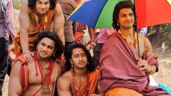 Shaheer Sheikh shares candid pictures with the Pandavas from Mahabharat, calls it the art of chilling on the sets
