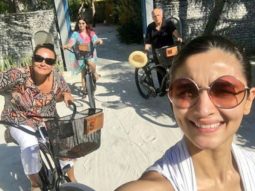 Throwback: Alia Bhatt captures a sun-kissed family selfie as she goes cycling with Mahesh Bhatt, Soni Razdan and Shaheen Bhatt