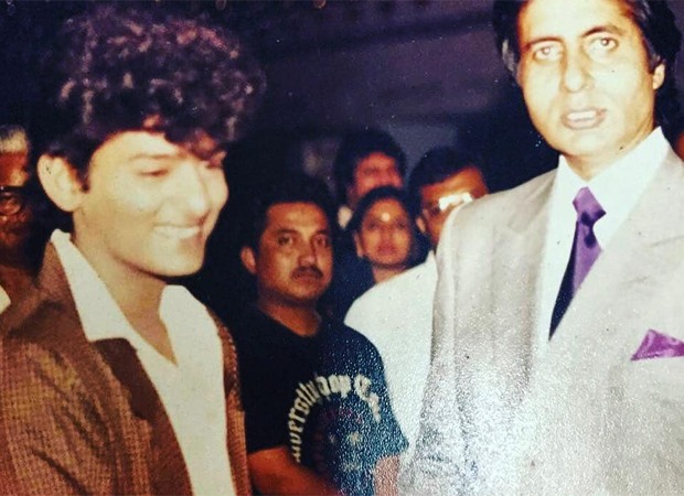 An old picture of Wajid Khan enjoying his fan-boy moment with Amitabh Bachchan goes viral