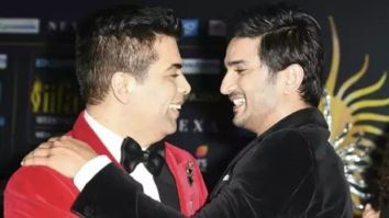 Karan Johar shares a photo with Sushant Singh Rajput, says “I blame myself for not being in touch with you”