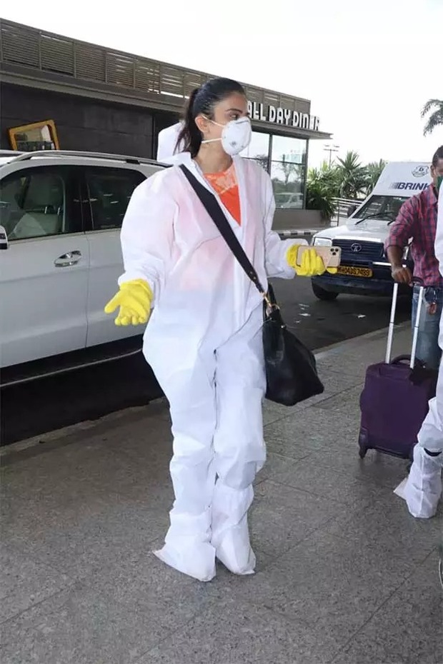 Rakul Preet Singh travels to Delhi, snapped wearing PPE gear 