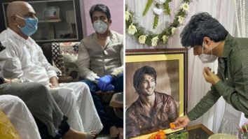 Shekhar Suman and Sandip Ssingh visit Sushant Singh Rajput’s Patna home to meet his family
