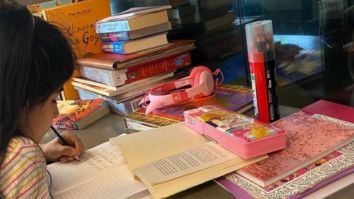 Twinkle Khanna pens a note stating she is yet to tell Nitara about virtual school ending