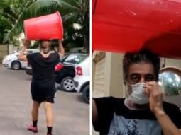 Watch: Shakti Kapoor carries a big drum on his head to buy liquor 