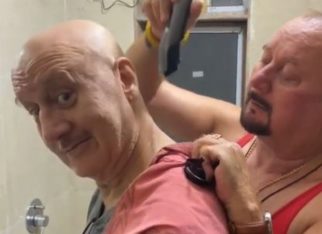 Watch: Anupam Kher gets the ‘quickest haircut’ from brother Raju Kher