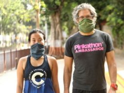 On the first day of Unlock 1, Milind Soman and wife Ankita Konwar go for a run