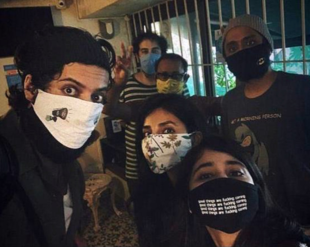 Ali Fazal reunites with Shweta Tripathi, Harshita Gaur and team Mirzapur 2 for dubbing post lockdown